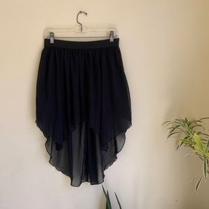 🕸✨ Black Hi-Lo Skirt ✨🕸